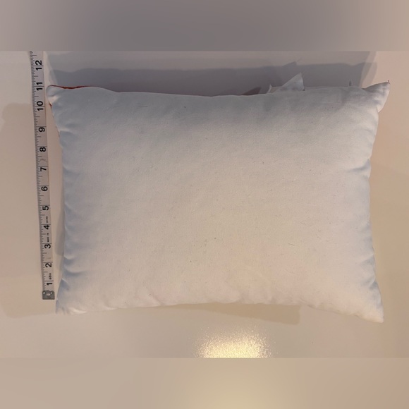 Ink & Ivy Kids Orbit Line Collection Orange and White alien design throw pillow - Picture 10 of 10